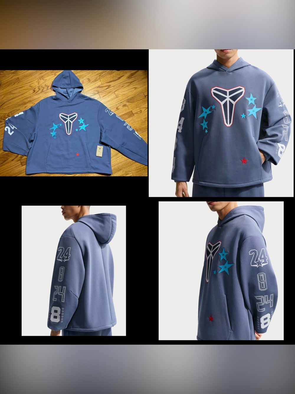 Kobe Nike Fleece Pullover Basketball logo Hoodie Men’s sz XXL NEW